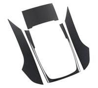 Decoration Interior Trim for A6 for C7 2012-2018 Car Interior Mouldings Center Console Gearshift Frame Decoration Sticker Trim(High Carbon)