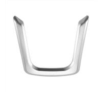 Decoration Interior Trim For Jaguar XE X760 XF X260 For F-Pace For F Pace X761 ABS Chrome Car Interior Steering Wheel Cover Trim