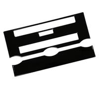 Decoration Interior Trim For Land For Rover For Range 2012 2013 Car Air Conditioning CD Control Button Panel Decorative Cover(Black)