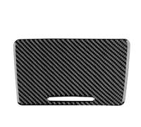 Decoration Interior Trim For Outlander 2017 2018 2019 2020 2021 LHD RHD Soft Carbon Fiber Sticker Central Control Storage Box Panel Trim Panel Trim(Black)