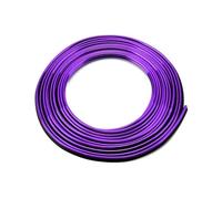 Decoration Interior Universal Car Moulding Decoration Flexible Strips 5M/1M Interior Auto Mouldings Car Cover Trim Dashboard Door Edgein Car-styling(5M Purple)