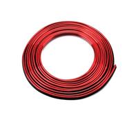 Decoration Interior Universal Car Moulding Decoration Flexible Strips 5M/1M Interior Auto Mouldings Car Cover Trim Dashboard Door Edgein Car-styling(5M red)