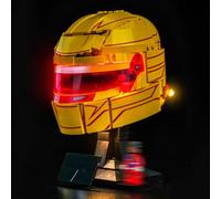 Decoration Lighting Set Compatible with Lego Scuderia Ferrari HP Lewis Hamilton Helmet Blocks Model，Light Kit Compatible with Lego 43022 Scuderia Ferrari HP Lewis Hamilton Helmet (No Model)