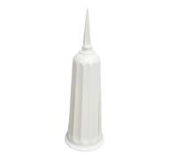 Decoration, Living Room and Bedroom Decoration, Desktop Arrangement Flower Vase for Dried Flowers Desk Grave Markers with Stake for Cemetery Vases and Floral Arrangements, White