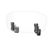 decoration parts For CRF300L CRF400L Motorcycle Windshield Adjustable Extension Spoiler Clips Heightened Windscreen Accessories(Clear)