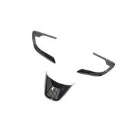 Decoration Strips Interior 3Pcs For Suzuki For Jimny 2019-2022 Accessories Carbon Fiber Car Steering Wheel Decoration Cover Trim Stickers Decoration Interior Trim Cover(Rhd Gray)