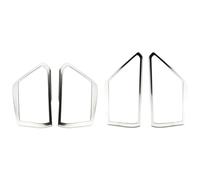 Decoration Strips Interior 4pcs/set Car Door Speaker Audio Sound Loudspeaker Cover Trim Sticker For VW For T-roc For Troc 2018-2023 Decoration Interior Trim Cover
