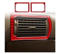 Decoration Strips Interior Air Outlet Window Lift Co-Pilot Storage Box Panel Dashboard Trim Car Sticker for for Mustang 1996-2003 Frame Cover Trim(Red LHD D)