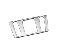 Decoration Strips Interior Car Middle Console Emergency Lights Switch Cover Air Vent Outlet Trim Sticker for Nissan for Qashqai for J11 2014-2019 Stickers Decoration Interior Trim Cover(A Silver)
