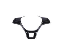 Decoration Strips Interior Car Steering Wheel Cover Trim Sticker For Jetta For Mk6 2015 2016 Interior Accessories Decoration Interior Trim Cover(Black)