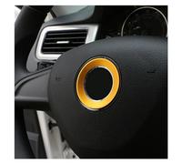 Decoration Strips Interior Car Steering Wheel Protection Circle Decoration Trim Sticker For Skoda For Octavia A 7 A7 A5 For Fabia For Superb Decoration Interior Trim Cover(Golden)