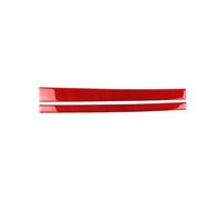 Decoration Strips Interior Carbon Fiber Co-Pilot Storage Box Panel Decorative Strips Car Interior Decoration Sticker for Lexus for IS250 2013-2020 Frame Cover Trim(Red,OneColor)