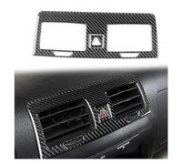 Decoration Strips Interior Carbon Fiber Emergency Light Air Outlet Panel Suit Cover Car Interior Decoration Sticker For Hummer For H3 2006-2010 Decoration Interior Trim Cover(2 pcs)