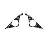 Decoration Strips Interior for BMW 6 Series for E63 E64 for M6 2004-2010 Forged Carbon Fiber Front Door Speaker Horn Panel Cover Car Interior Sticker Decoration Interior Trim Cover