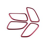 Decoration Strips Interior For Chevy For Cruze 2009-2015 Interior Inner Door Handle Circle Cover Trim Sticker Car Chrome Accessories Decoration