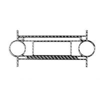 Decoration Strips Interior for Chrysler 300 300C 2005-2007 Car CD Player Multimedia Panel Cover Trim Carbon Fiber Decorative Sticker Car Interior Moulding Trim(B)