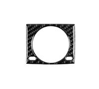 Decoration Strips Interior for Lexus for IS250 2013-2020 Real Carbon Fiber Central Clock Panel Decorative Cover Car Interior Decoration Sticker Frame Cover Trim(Black)