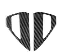 Decoration Strips Interior for Tesla for Model Y 2020+ for Model 3 2017-2022 Charging Port Panel Trim Cover Car Retrofitting Sticker Frame Cover Trim(Black)