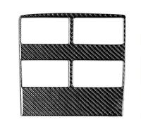 Decoration Strips Interior Real Carbon Fiber Gear Shift Steering Wheel Air Outlet Panel Suit Car Interior Sticker For BMW 5 Series For E60 2004-2007 Decoration Interior Trim Cover(7)