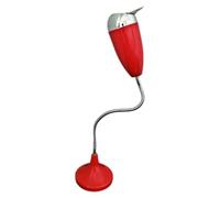 Decorationative Floor Metal Ashtray With AntiTip Weighteds Base Adjustable Bend Angled Flipping Top Cover Indoor Outdoor Decoration Curved Floor Standing Cigarettes Ashes Tray