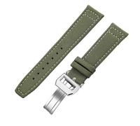 Decorations 20mm 21mm 22mm Nylon Canvas Watchband for PILOT PORTOFINO Fabric Watch Strap Folding Buckle Leather Belt Beautiful