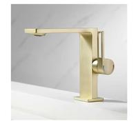 Decorations Basin Faucet Bathroom Digital Rose Gold and White Single Lever Brass Sink Mixer Decked Square, Chrome Bathroom Faucet Beautiful