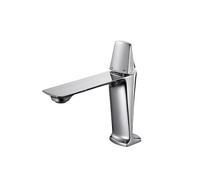 Decorations Bathroom White Black Grey Faucet Mixer Single Handle Deck Mount Taps Vanity Basin Waterfall Brass Faucets,Easy Install Beautiful