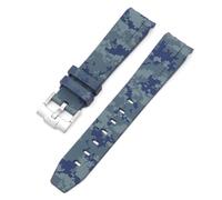 Decorations CXYWBD Curved No Gap Rubber Strap For Watch Replacement Band Men Women 20mm Watchbands silver buckle gold buckle rose buckle black buckle Beautiful