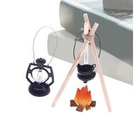 Décorations de FEU de Camp, Faux ornement de FEU de Camp, Accessory réaliste de Maison de Poupé, artisanat créatif Pour décoration de FEU, Effet réaliste Pour Maison de poupé et accessoir