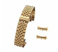 Decorations Five-Bead Stainless Steel Watch Strap Replacement Metal for Sub Series-Rose Gold 21Mm/Silver Gold/21Mm Beautiful