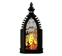 Decorations Indoor, 14.7" Decorative &Pumpkin Candle with 78" LED Lights(8 Modes), Hanging Halloween, Outdoor Home Room Door Party Cool Apartment Stuff (Yellow, 7.2x5.1x15cm)
