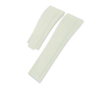 Decorations Natural Rubber Watchband 20mm Suitable for Yatch Master GMT Silicone Watch strap Beautiful