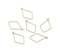 Decorations New 4/10Pcs/Lot 18K Gold Color Plated Brass 9 Styles Geometry Pendants For Earrings Jewelry Making Accessories Fashion Creative Gift Beautiful