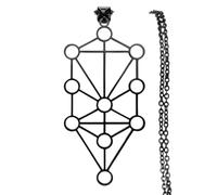 Decorations New Kabbalah Sephirot Tree Of Life Women Cabala Stainless Steel Gold Color Hollow Pendant s Jewelry Gift - Qkc Fashion Accessories Creative Beautiful