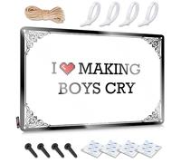 Decorations Porch Decor Ready To Hang - I Love Making Boys Cry Custom For Western Bar(30X40CM)