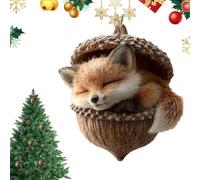 Décorations Pour Arbre De Noël | 2D Plat Pendant Les Fêtes D'Hiver, Décoration Noël En Acrylique Pendentif Animal | Pour Cheminée Appui De Fenêtre Salon Sac À Épaule Sac