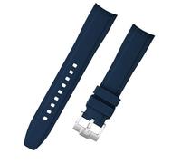 Decorations Waterproof Silicone Watch Band for Le Locle 1853 T410 Couturier Carson - Unisex with Stainless Steel Buckle Beautiful