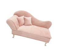 Decorative 1/6 Scale Dollhouses Loveseat Sofa Jewelry Case for Model Makers and Doll Collectors Dollhouses Decoration