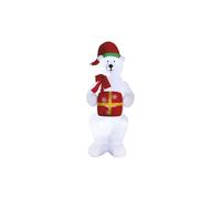 Decorative 4 LED Teddy Bear Inflatable 240cm Christmas DCFC15