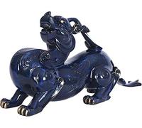 Decorative Accessories Ornaments Feng Shui Wealth Porsperity/Pi Yao Statue Pure Copper Color Copper Long Tail Brave Living Room Home Decoration Shop Opening Decoration Feng Shui Decoration