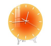 Decorative Acrylic Hour Reader - Color Fade Time Face, Artistic Timer | Quiet Sweep Wall Mount, Modern Style Alert Circle, Dining Spaces, Living Interiors For Visual Appeal, Ambient Detail, Daily