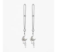 Decorative Adjustable Metal Clips, Crystal Dangle Charm Jewellery Clips