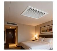 Decorative Air Conditioning Breathable Exhaust Return Grille, Metal Access Panel for Supermarkets and Shopping malls, Cover Holes in Wall for Hotels(200x200mm(8x8in))