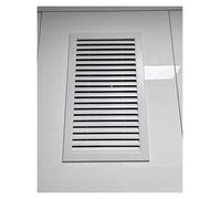 Decorative Air Return Vent Cover 22 24 26 28 30 Inch, White HVAC Cold Grille for Wall Or Ceiling, Access Panel for Offices Hotel Home Bedroom(WxH 20x25cm/7.9x9.8in)