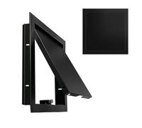 Decorative Aluminum Alloy Access Panel, Magnetic Access Panel for Drywall, Concealed Push-to-Open Design，Ideal for Floor Hatch, Valves, Fuse Box