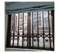 Decorative Aluminum Security Grille, Ornamental Window Guard Rail with Geometric Pattern, Child-Proof Pet Safety Window Barrier for Home(67X63IN/170X160CM)