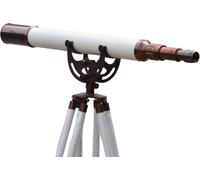 Decorative Anchor Master Single Barrel Nautical Antique Bronze Finish Maritime Navigational Instrument Vintage Pirates Spyglass Tripod Telescope Home Office Decor