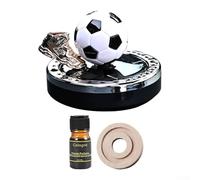 Decorative and Functional Car Air Freshener Solar Powered Football Boot Design for a Refreshing Scent (Black)