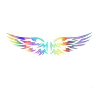Decorative Angel Wings Reflective Sticker for Motorcycles and Vehicles with Fade Resistant Properties (color)