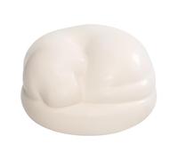 Decorative animal urn, portable ash holder, memorial container 15x15x10cm, memorial container with sleep pose, sturdy ceramic cremation container, keepsake urns elegant design